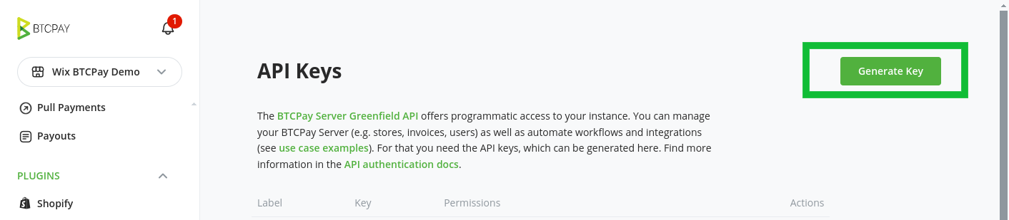 API Keys API Keys