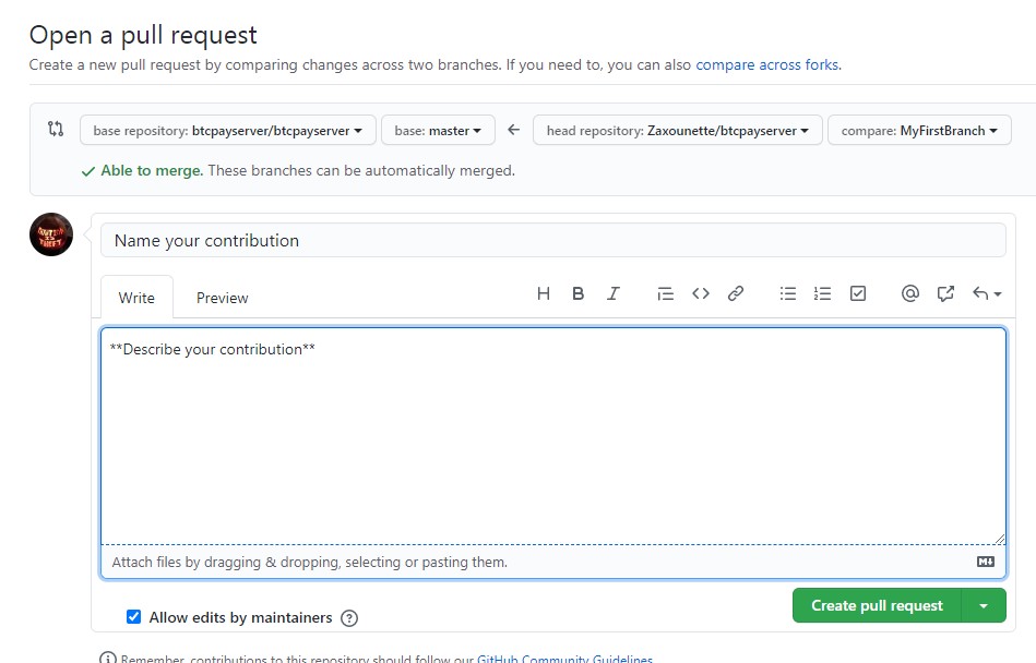 ContributeOpenPR
