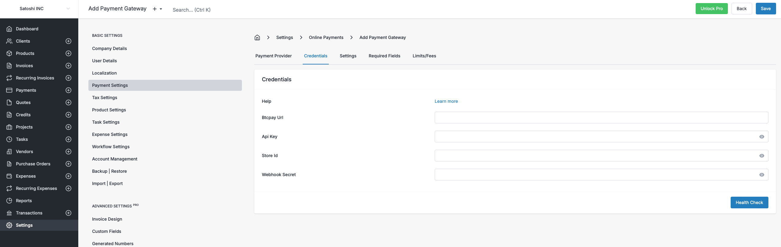 BTCPay Server Invoice BTCPay Server Invoice