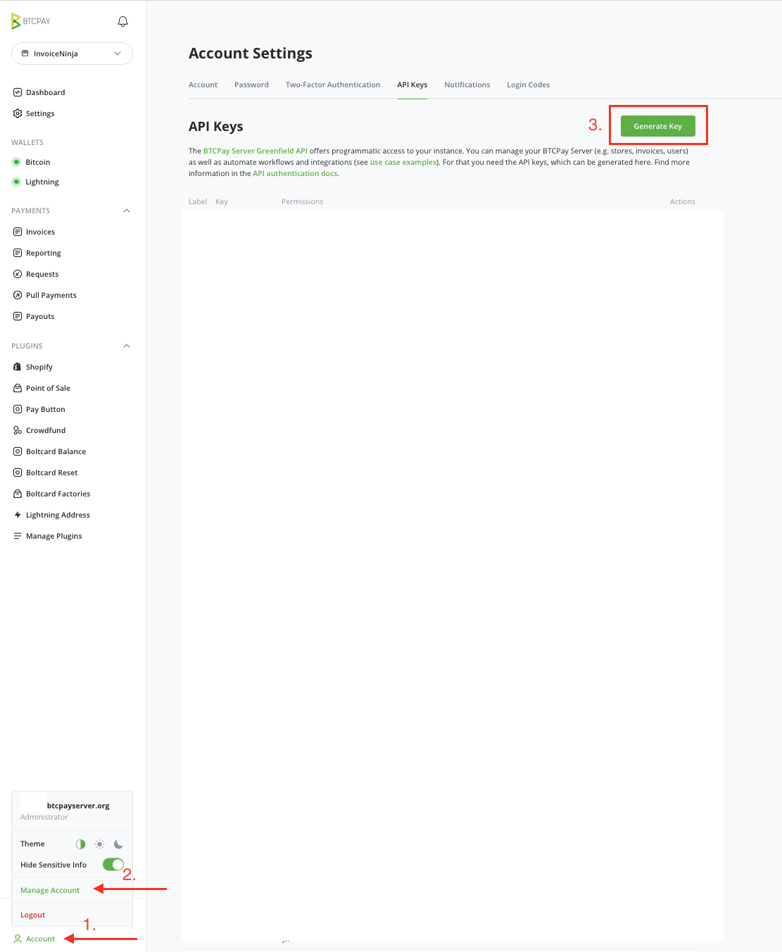 BTCPay Server Invoice BTCPay Server Invoice