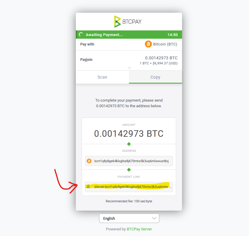 Receive PayJoin in BTCPay Server Receive PayJoin in BTCPay Server