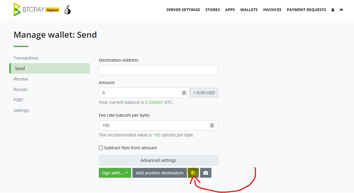 Receive PayJoin in BTCPay Server Receive PayJoin in BTCPay Server