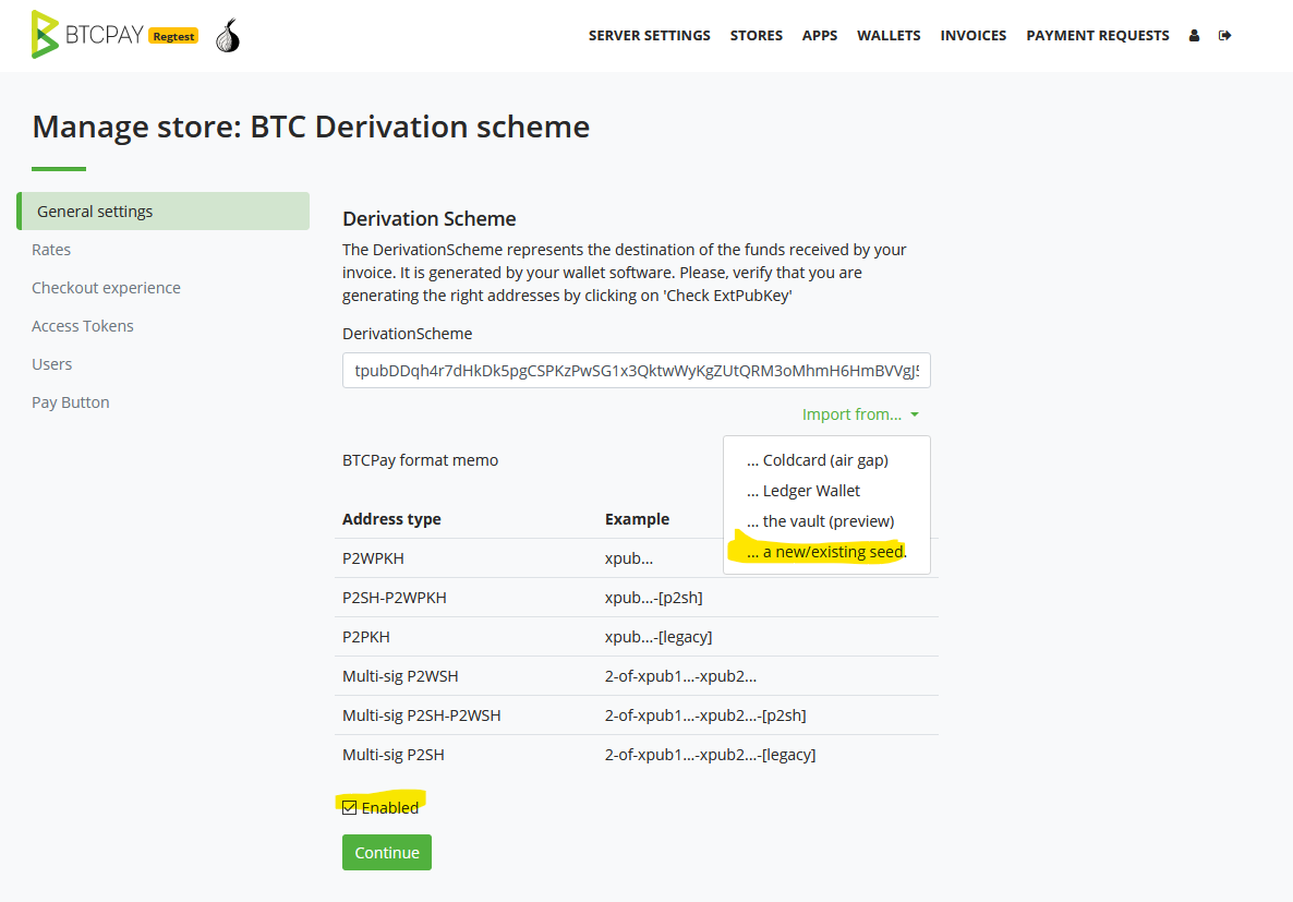 Receive PayJoin in BTCPay Server Receive PayJoin in BTCPay Server