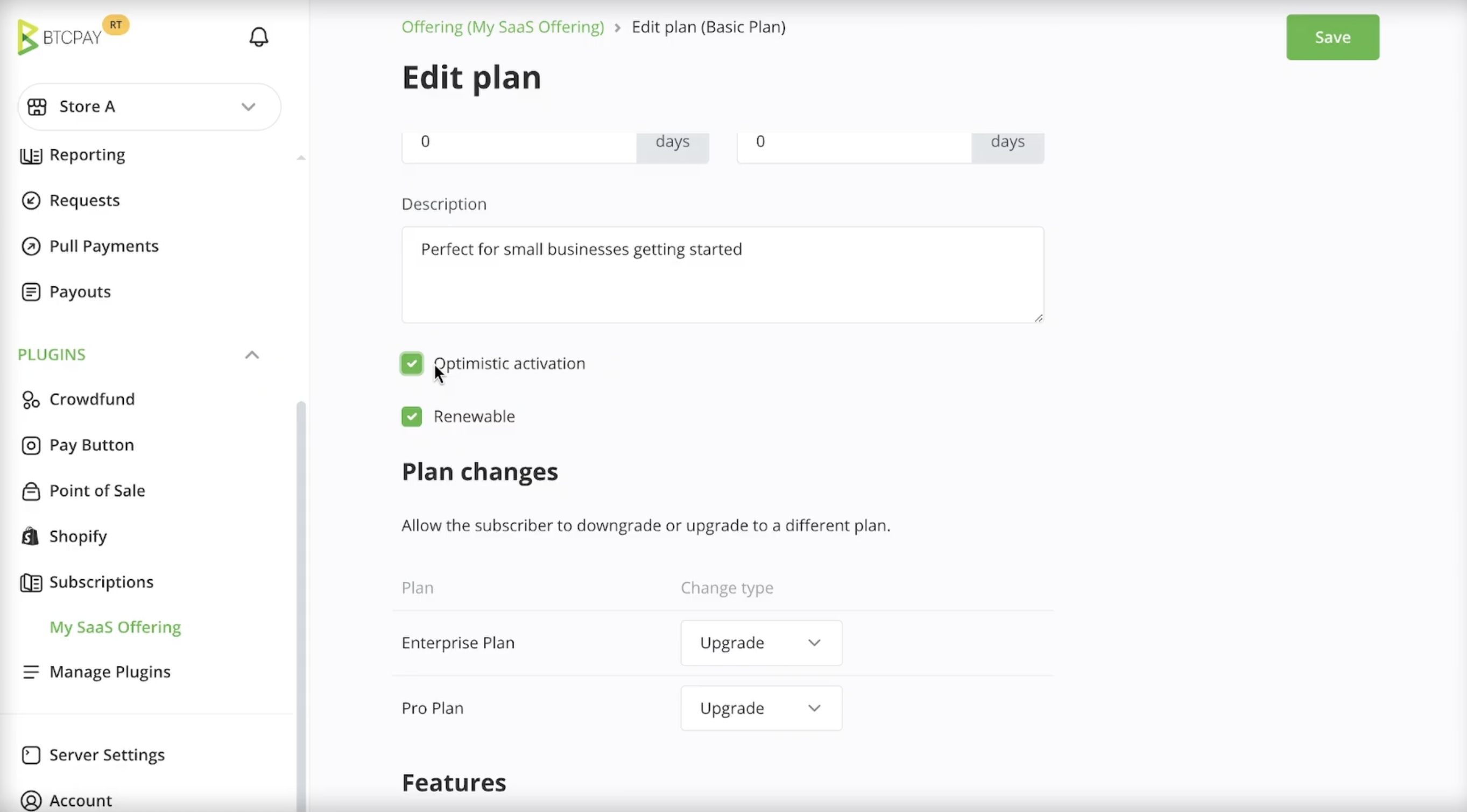 Creating a plan Creating a plan