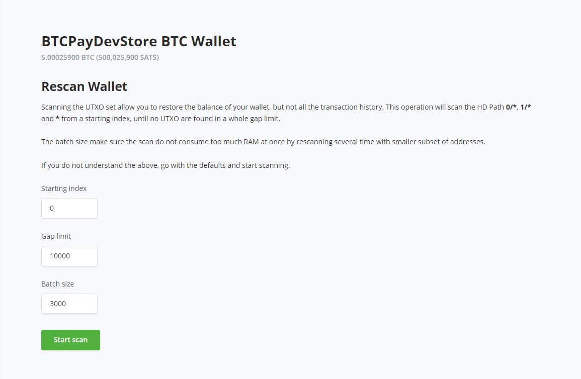 Wallet Rescan Wallet Rescan