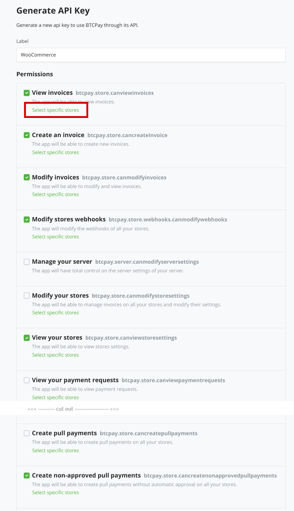 BTCPay WordPress V2: API Keys Permissions BTCPay WordPress V2: API Keys Permissions