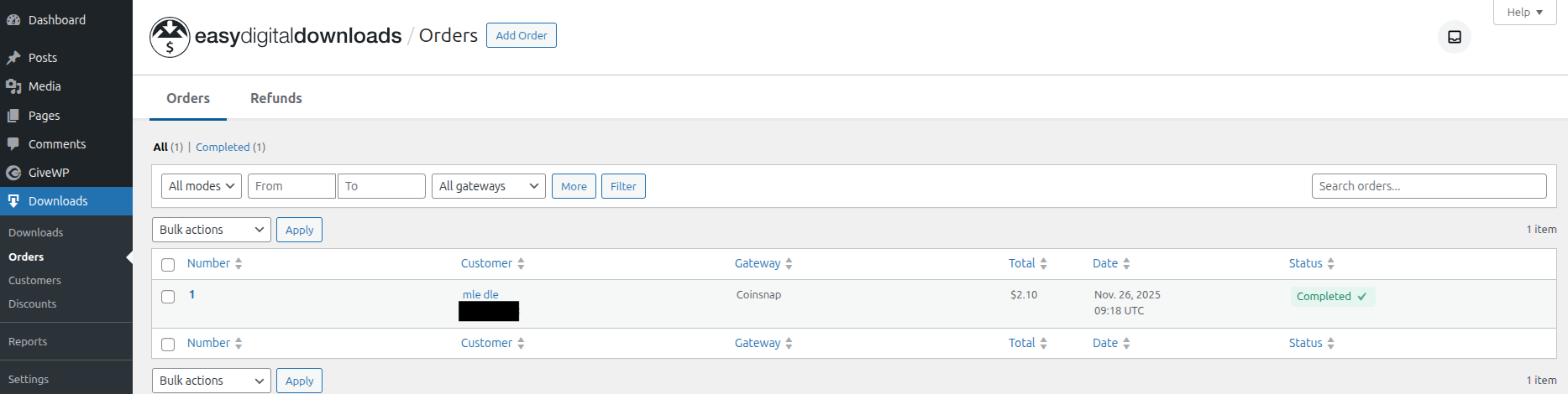 Bitcoin for EDD: Test purchase redirect order confirmation Bitcoin for EDD: Test purchase redirect order confirmation