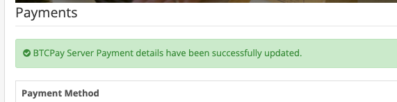 BTCPay OpenCart: Save OpenCart Settings form BTCPay OpenCart: Save OpenCart Settings form